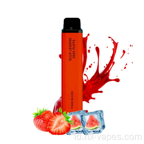 Elux Legend 3500 Vape Disposable Device Grosir